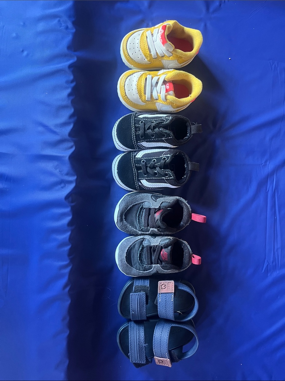 Kids Yellow and Black Casual Shoe Bundle - Multiple Styles